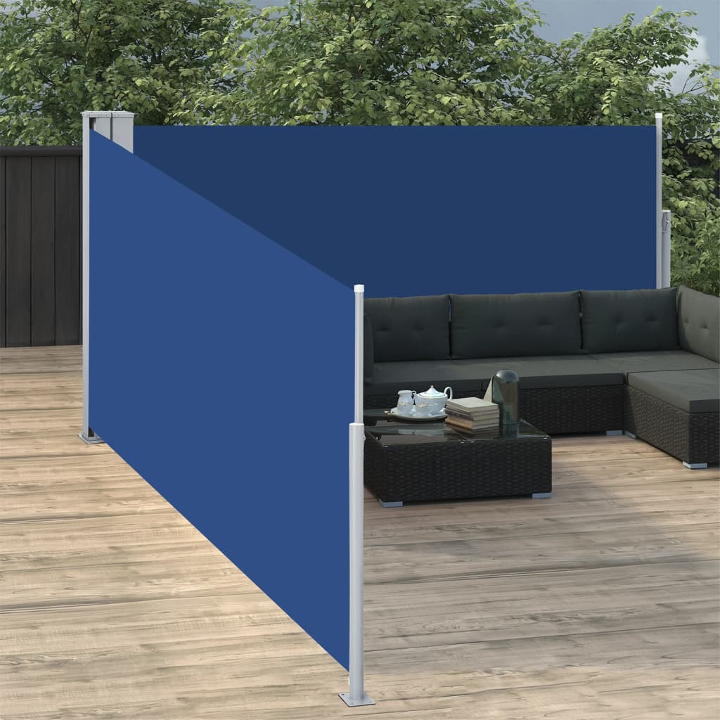 VIDAXL - Windschutzvisier 100x1000 cm blau