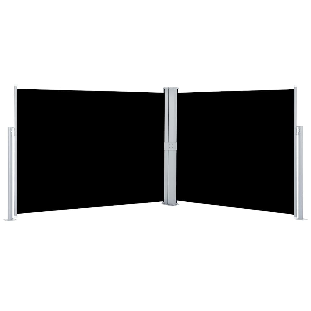 VIDAXL - Windschutzvisier 140x1000 cm schwarz