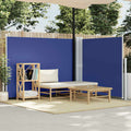 Vidaxl windscherm uittrekbaar 140x1000 cm blauw
