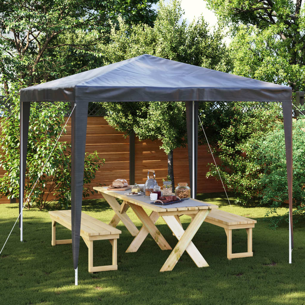 Vidaxl Partyzelt Professional 90 g/m² 2,5 x 2,5 m Anthrazit