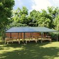 Vidaxl partytent professioneel 90 g m² 4x9 m groen