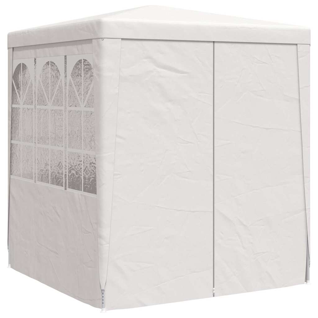 Vidaxl – Partyraum mit Außensitzplätzen, professionell, 90 g/m², 2,5 x 2,5 m, Weiß