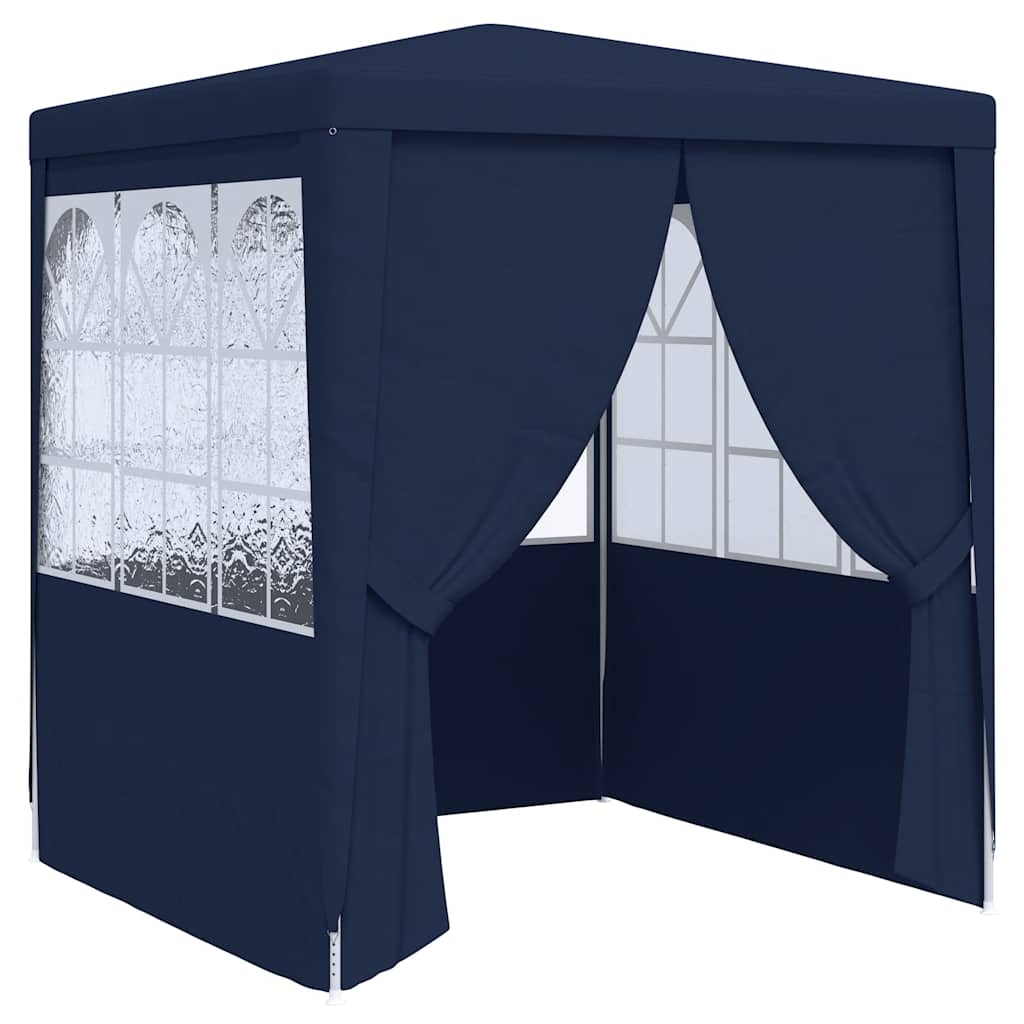 Vidaxl partytent met zijwanden professioneel 90 g m² 2,5x2,5 m blauw
