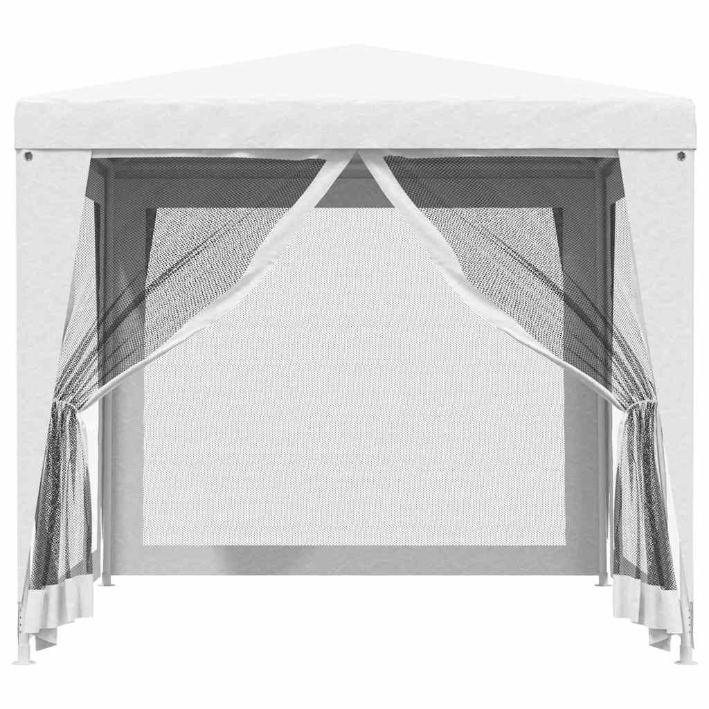 Vidaxl partytent met 4 mesh zijwanden 2,5x2,5 m wit