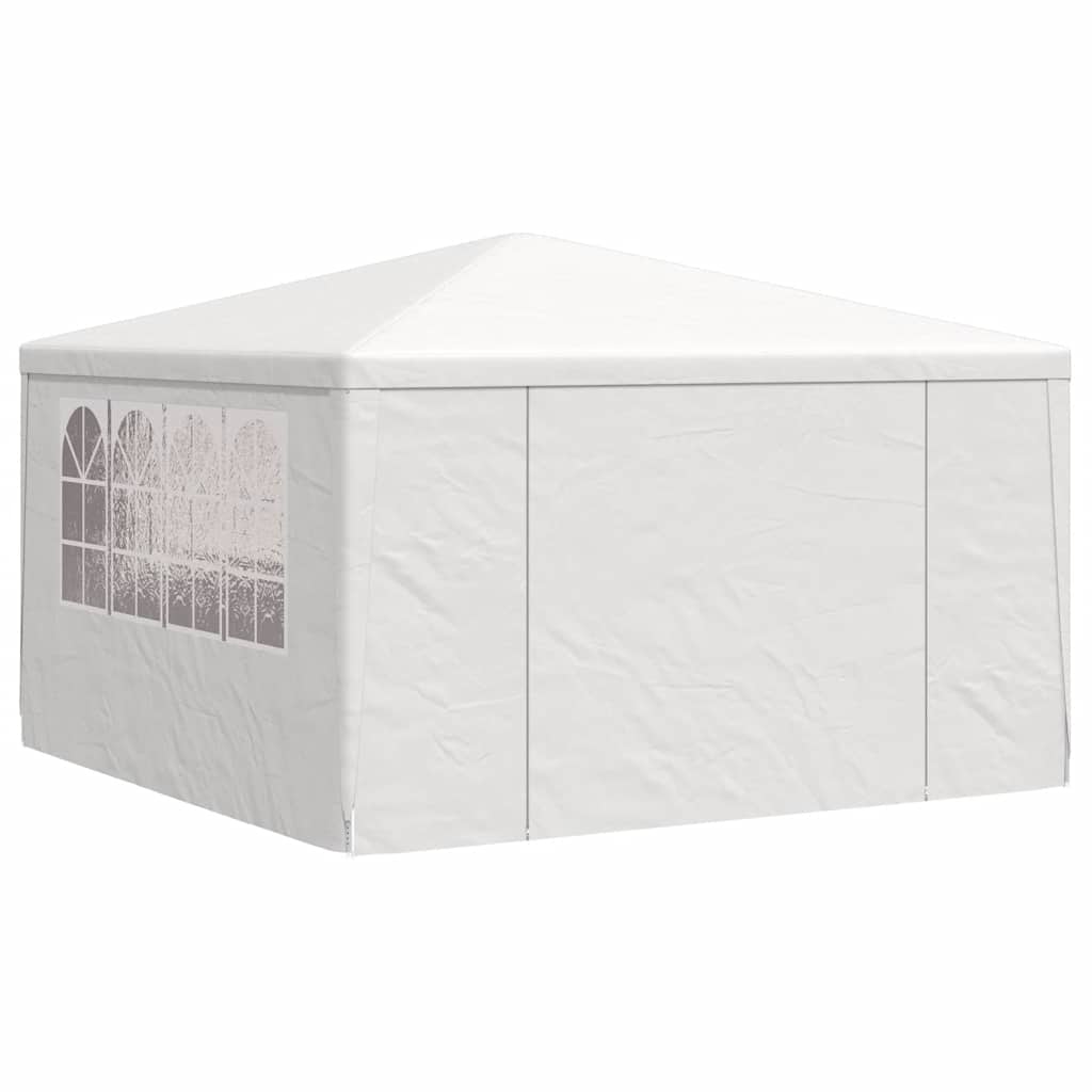 Vidaxxl – Partyraum mit Außensitzplätzen, professionell, 90 g/m², 4 x 4 m, Weiß