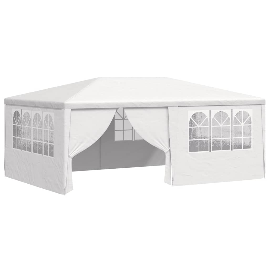 Vidaxl – Partyraum mit Außensitzplätzen, professionell, 90 g/m², 4 x 6 m, Weiß