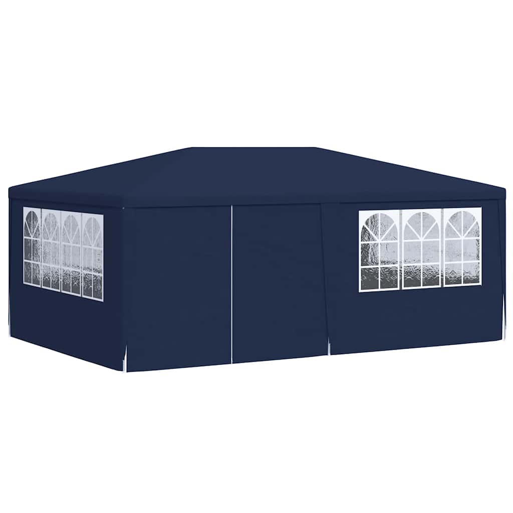 Vidaxl – Partyraum mit Außensitzplätzen, professionell, 90 g/m², 4 x 6 m, blau