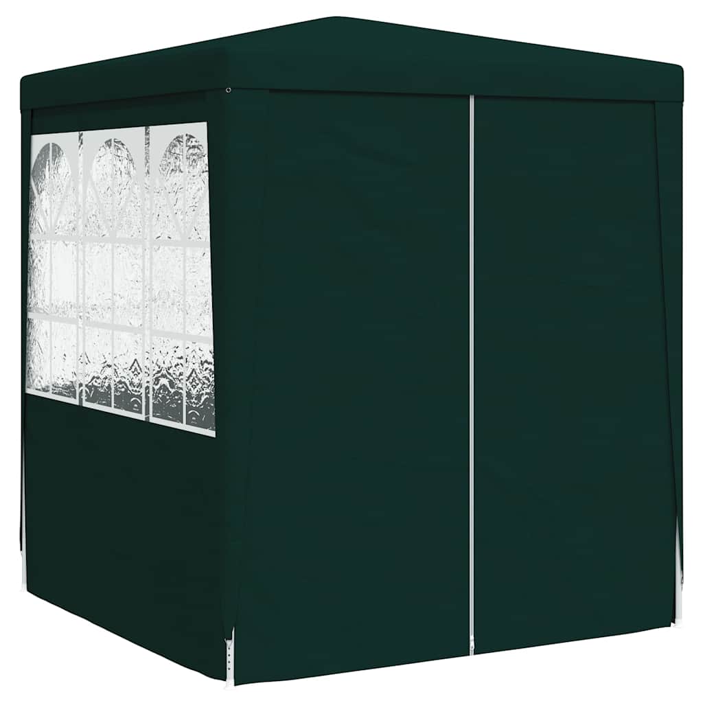 Vidaxxl - Partyraum mit Seitenwänden Professional 90 g/m² 2x2 m Grün