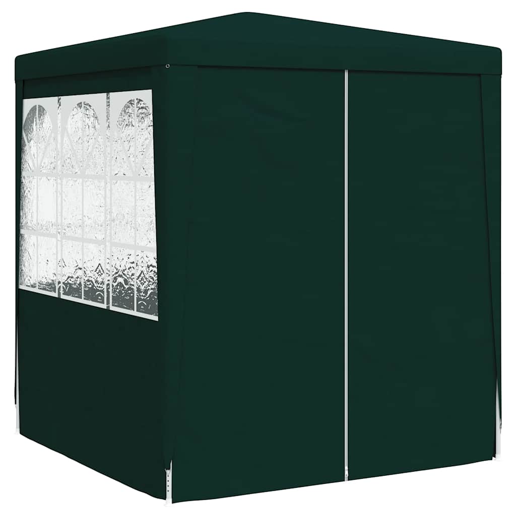 Vidaxxl - Partyraum mit Seitenwänden Professional 90 g/m² 2x2 m Grün