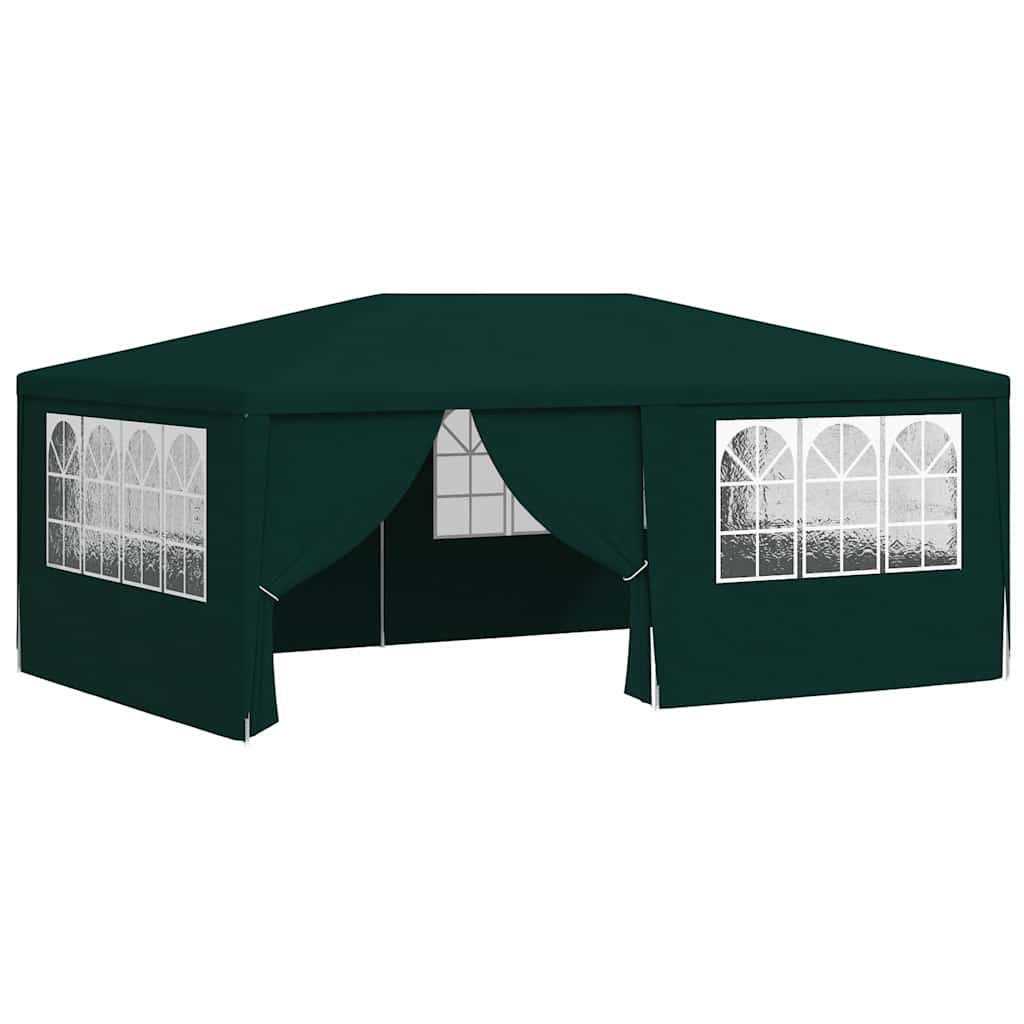 Vidaxxl - Partyraum mit Seitenwänden, professionell, 90 g/m², 4 x 6 m, grün