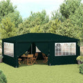 Vidaxl partytent met zijwanden professioneel 90 g m² 4x6 m groen