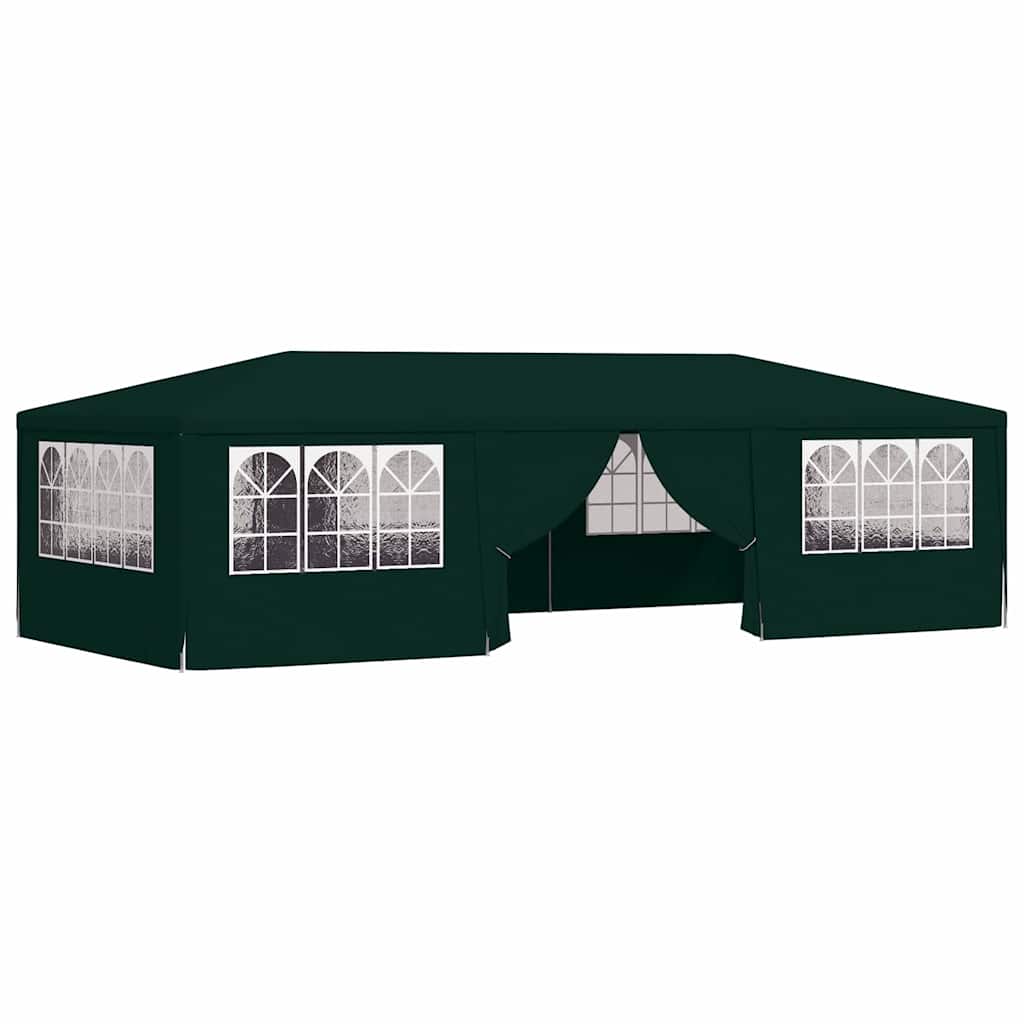 Vidaxl partytent met zijwanden professioneel 90 g m² 4x9 m groen