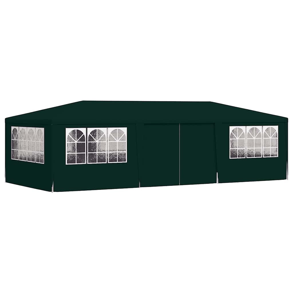Vidaxl partytent met zijwanden professioneel 90 g m² 4x9 m groen