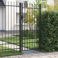 VIDAXL - Anker mit Spitzenaufsätzen 1x2 M Stahl schwarz