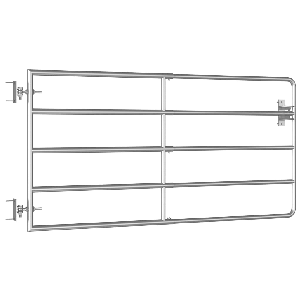 VIDAXL-Anker mit 5 Stäbchen (95-170) x90 cm Stahl Silber gefärbt