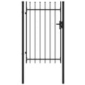 VIDAXL - Anker mit Spitzenaufsätzen 1x1,5 m Stahl schwarz