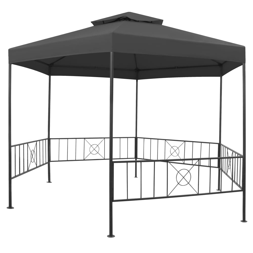 Vidaxx Gartenpraktik 323x275x265 cm Anthrazit