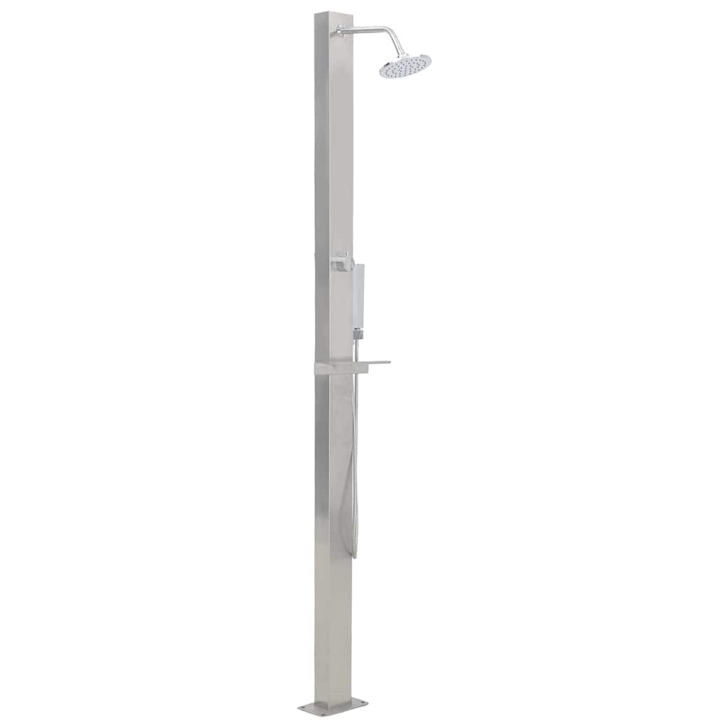 Vidaxl Outdoor - Dusche gerade Edelstahl