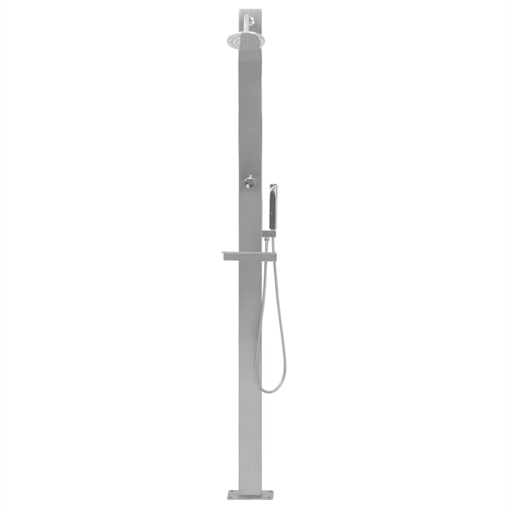 Vidaxl Outdoor - Dusche gerade Edelstahl