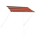 VidaXL Markise, 250 x 150 cm, Orange und Braun