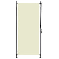 Vidaxl rolgordijn voor buiten 100x270 cm crème