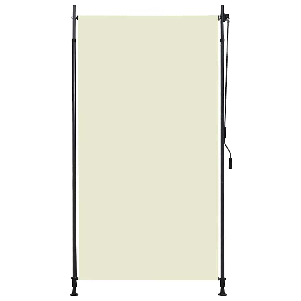 Vidaxl rolgordijn voor buiten 120x270 cm crème