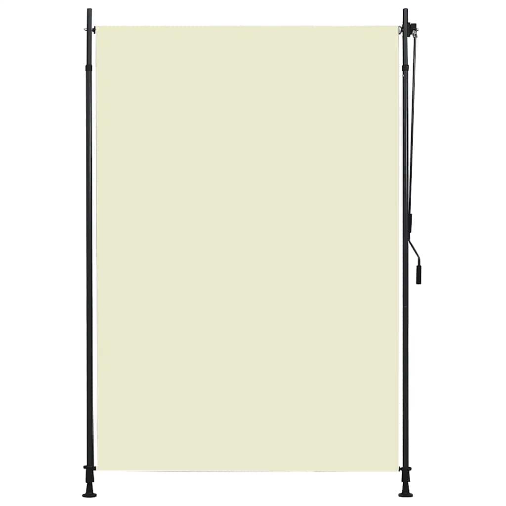 vidaXL Rollo für Außen 150 x 270 cm Creme