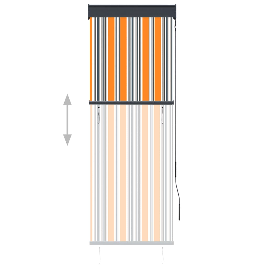 VidaXL Außenrollo 60x250 cm Gelb und Blau