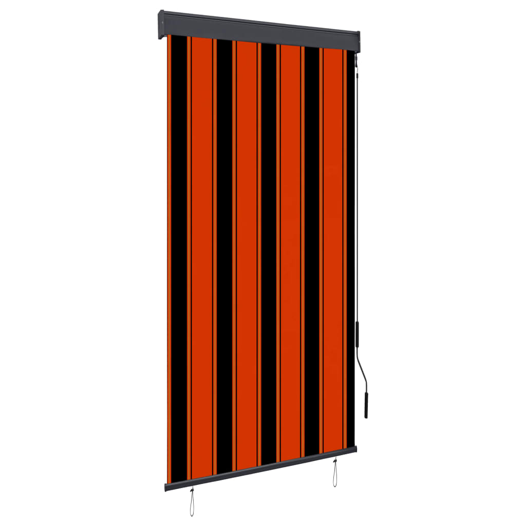 VidaXL Außenrollo 80x250 cm Orange und Braun