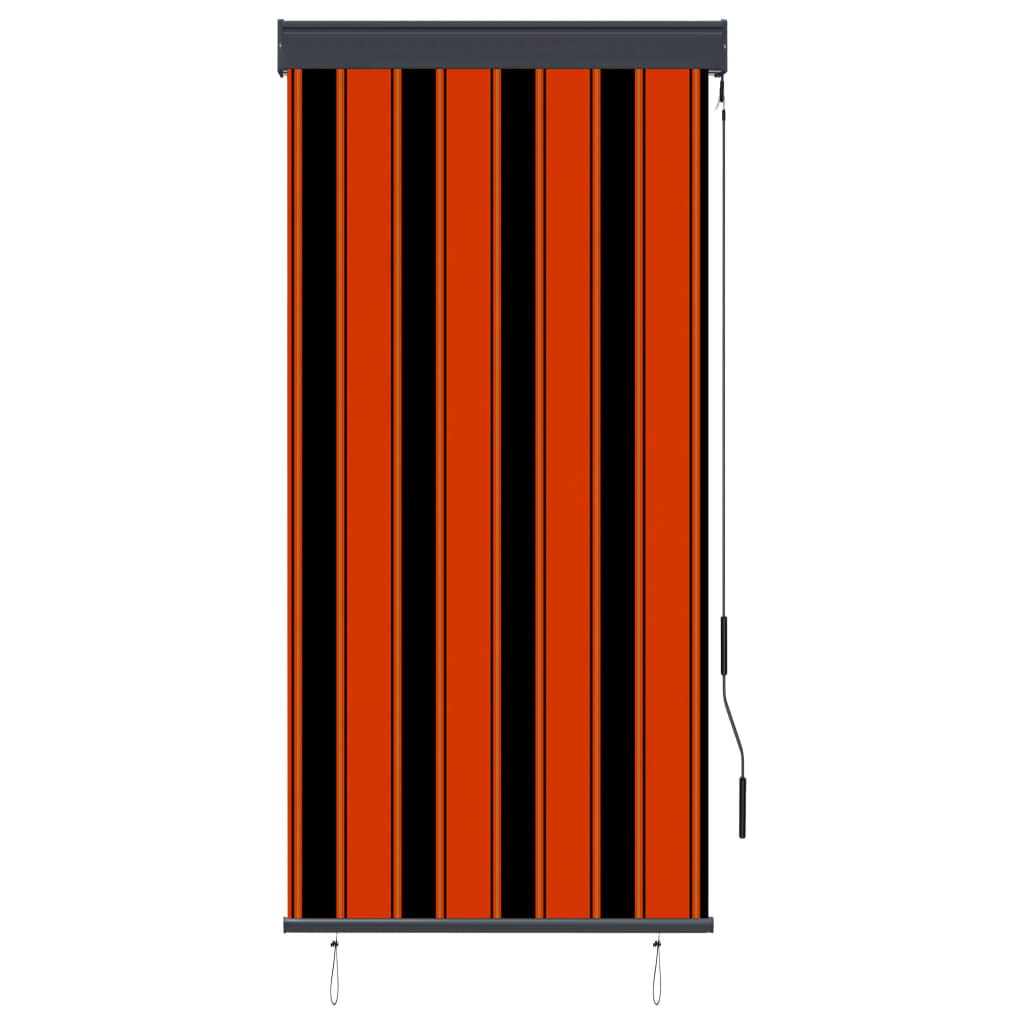 VidaXL Außenrollo 80x250 cm Orange und Braun