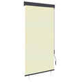Vidaxl rolgordijn voor buiten 100x250 cm crème
