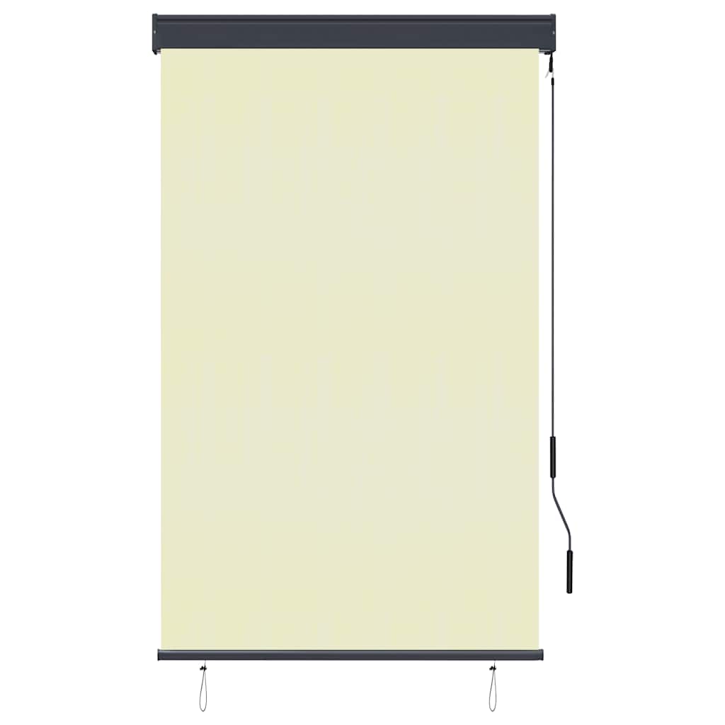 Vidaxl rolgordijn voor buiten 100x250 cm crème