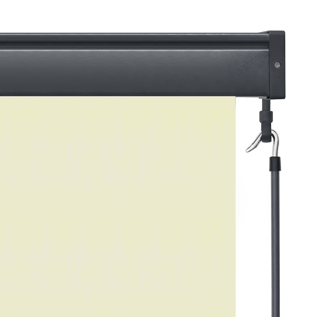 Vidaxl rolgordijn voor buiten 100x250 cm crème
