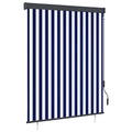 Vidaxl rolgordijn voor buiten 140x250 cm blauw en wit