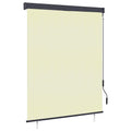 Vidaxl rolgordijn voor buiten 140x250 cm crème