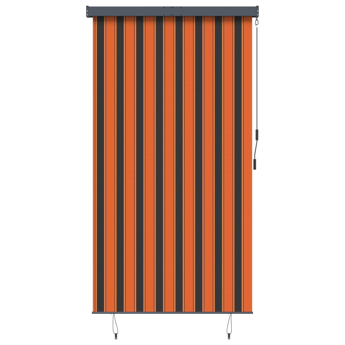 Vidaxl rolgordijn voor buiten 140x250 cm oranje en bruin