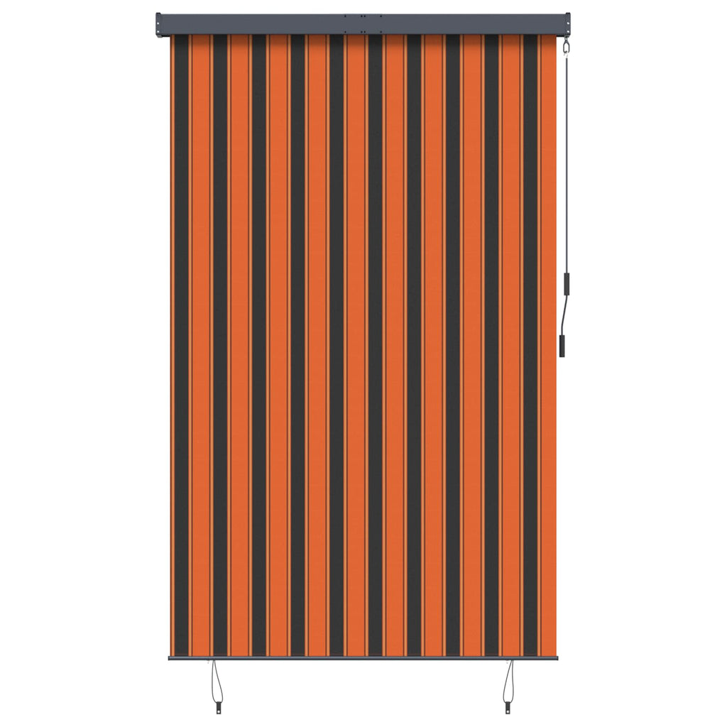 Vidaxl rolgordijn voor buiten 160x250 cm oranje en bruin