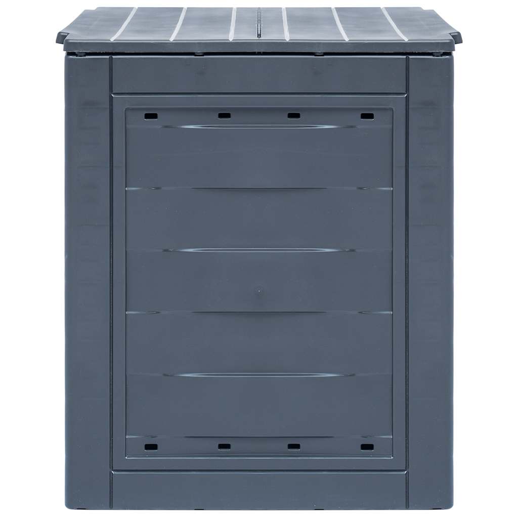 Vidaxl compostbakken 3 st 780 l 60x60x73 cm grijs