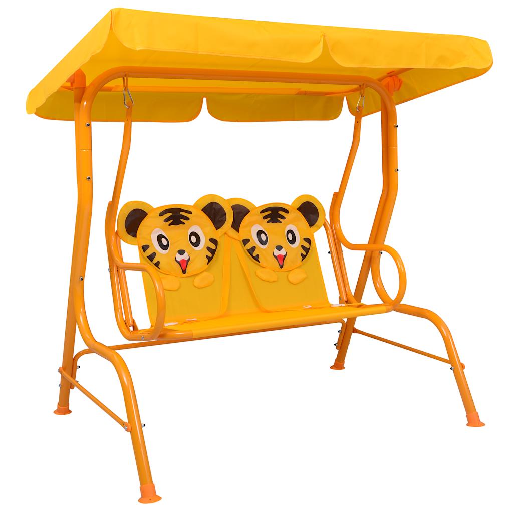 Vidaxx Kindersofa 115x75x110 cm Stoff gelb