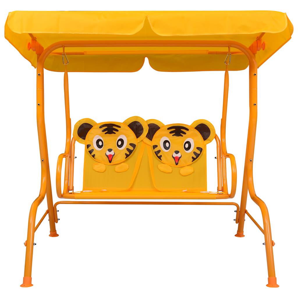 Vidaxx Kindersofa 115x75x110 cm Stoff gelb