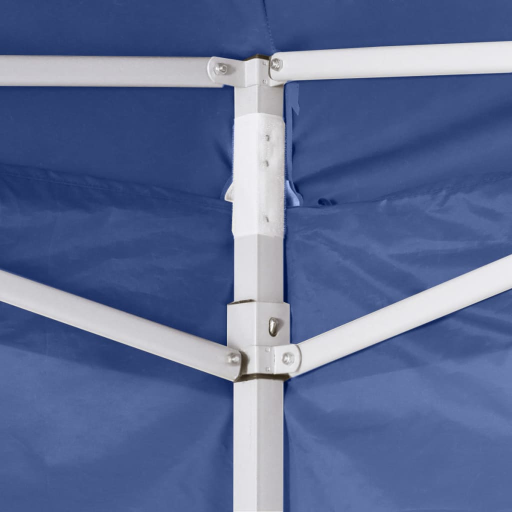 Vidaxl - Partyraum mit 2 Seitenwänden 2x2 m Stahlblau