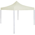 Vidaxx Partyzelt professionell faltbar 2x2 m Stahlcreme
