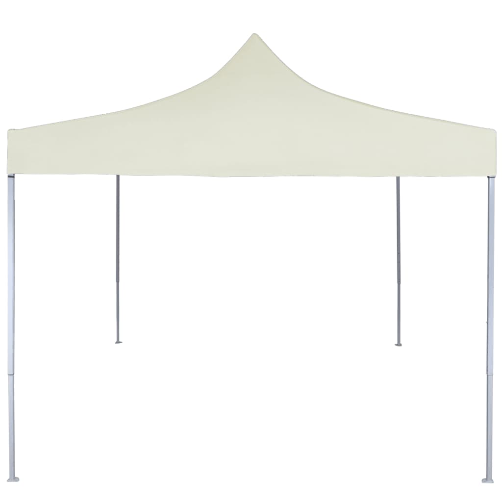 Vidaxx Partyzelt professionell faltbar 2x2 m Stahlcreme