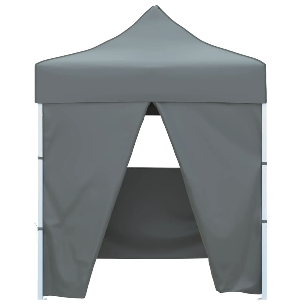 Vidaxl - Partytisch mit 4-seitiger Faltbar 2x2 m Stahl - Anthrazit