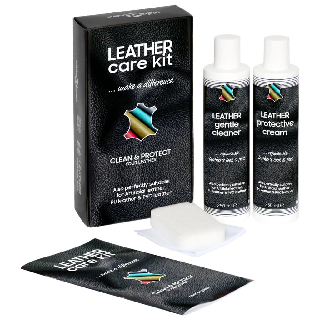 VidaXL Lederpflege-Set 2x250 ml
