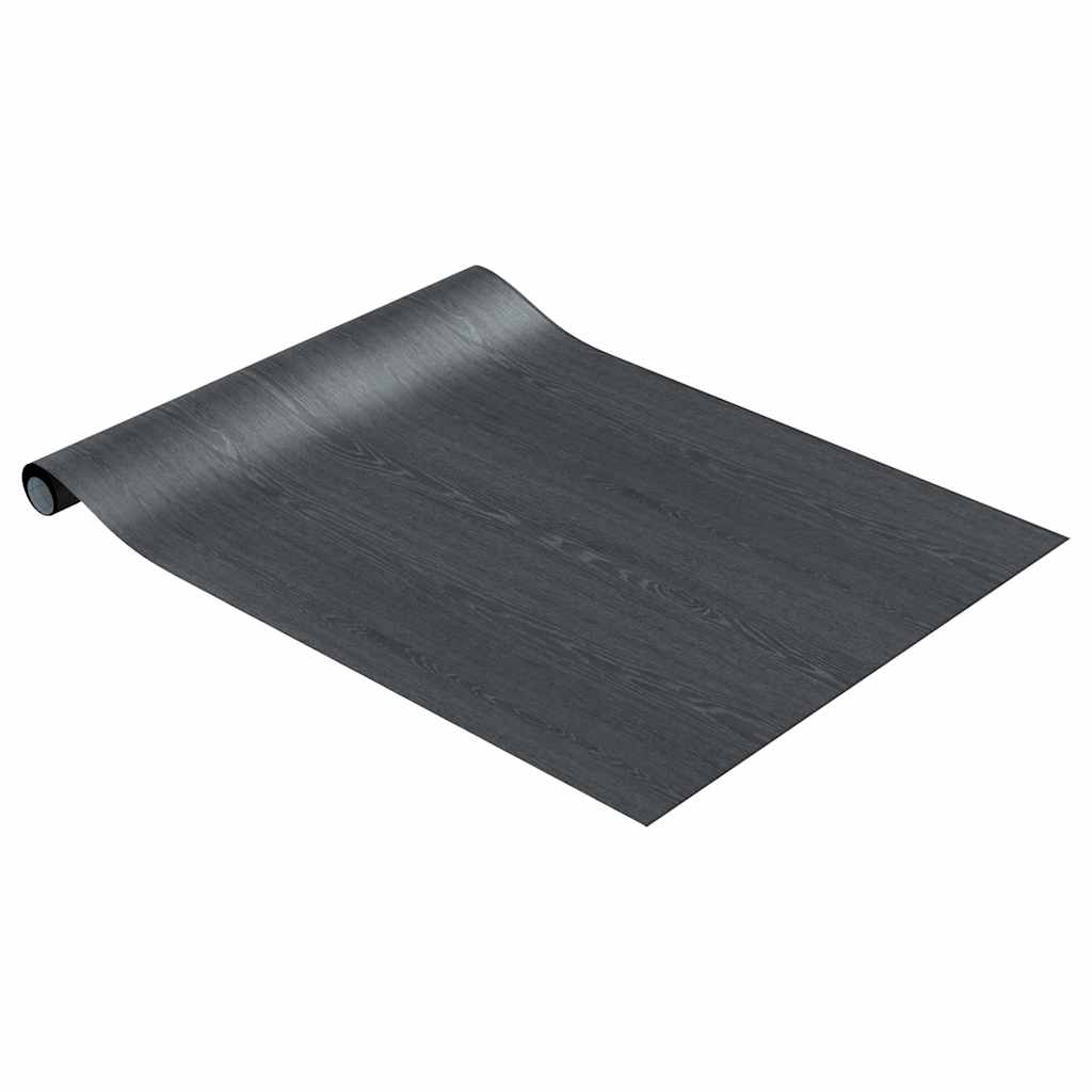 VidaXL Möbelfolie, selbstklebend, 500 x 90 cm, PVC, dunkle Holzfarbe