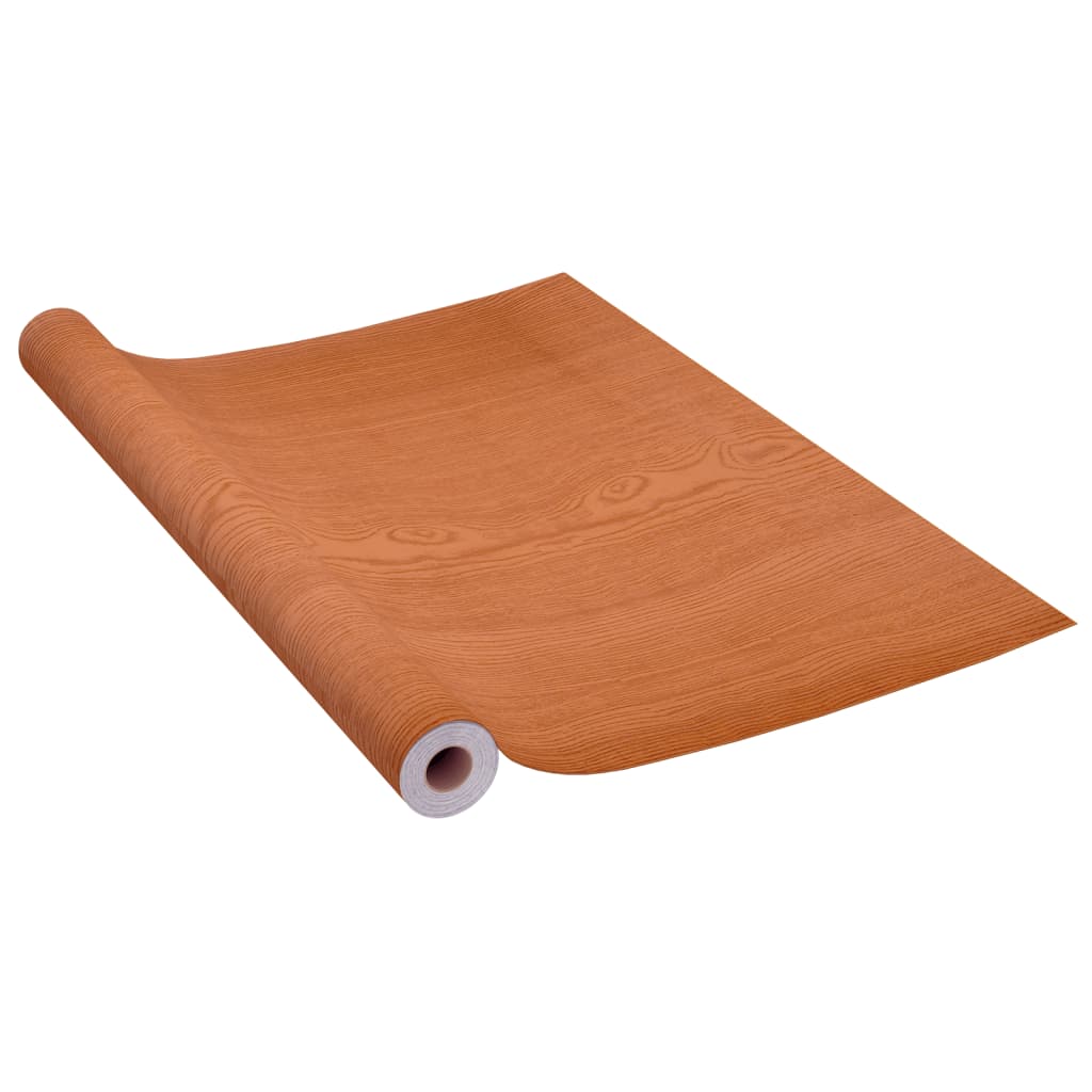 VidaXL Möbelfolie, selbstklebend, 500 x 90 cm, PVC, Farbe: Helleiche