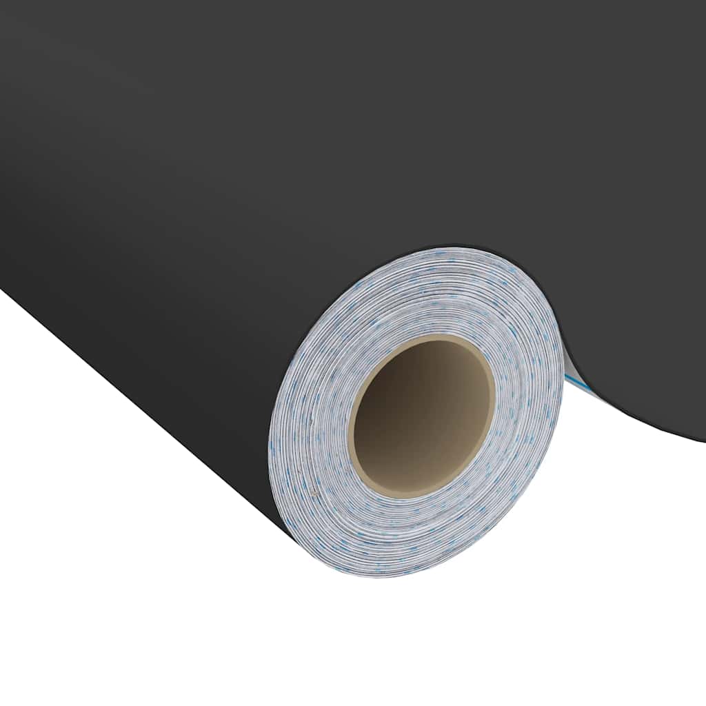 VidaXL Möbelfolie, selbstklebend, 500 x 90 cm, PVC, Schwarz