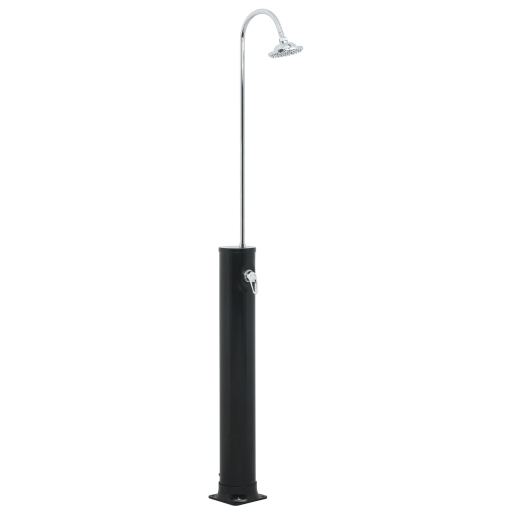 VidaXL Solardusche 20 l 214 cm Schwarz