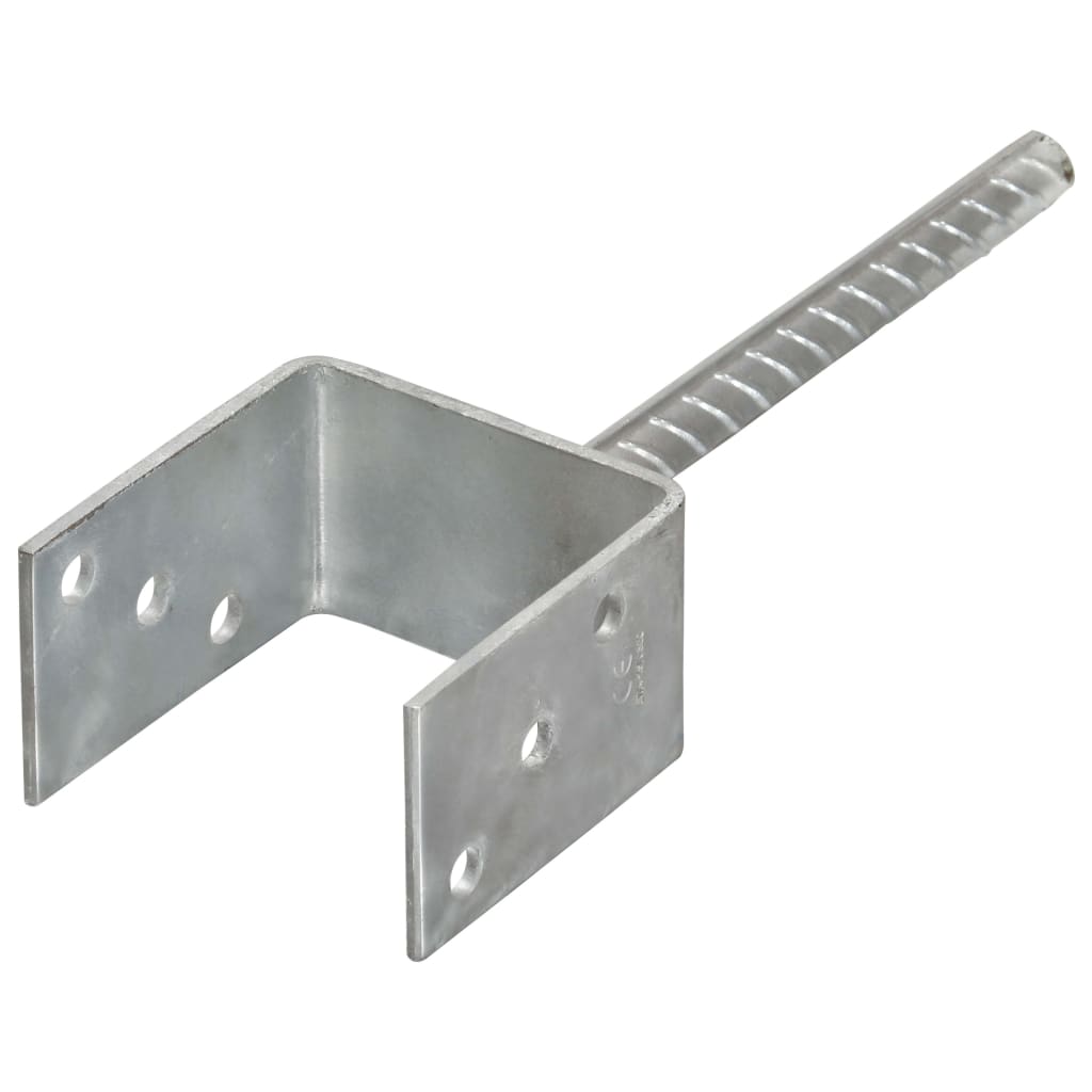 Vidaxl gemahlene Anker 6 Stcs 9x6x30 cm galvanisierter Stahl Silber gefärbt